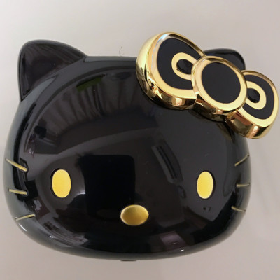 Hello Kitty Cup Holder Black & Gold VIP Edition